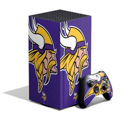 NFL Minnesota Vikings Retro Logo XBox Series X Digital Edition Bundle Skin