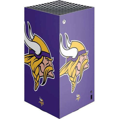NFL Minnesota Vikings Retro Logo XBox Series X Digital Edition Console Skin