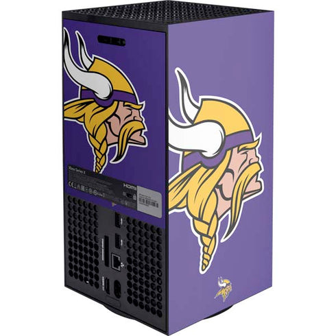 NFL Minnesota Vikings Retro Logo XBox Series X Digital Edition Console Skin