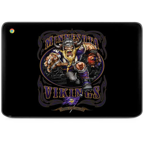 Liquid Blue NFL Minnesota Vikings Running Back HP Chromebook Skin