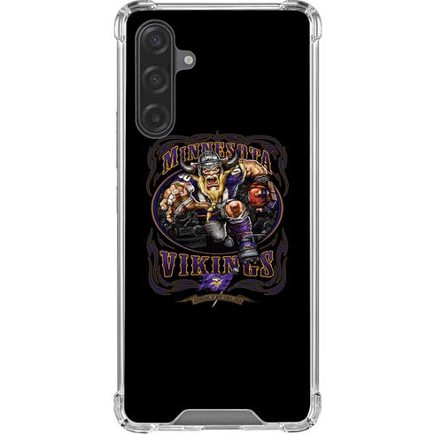 Liquid Blue NFL Minnesota Vikings Running Back Galaxy A17 Clear Case