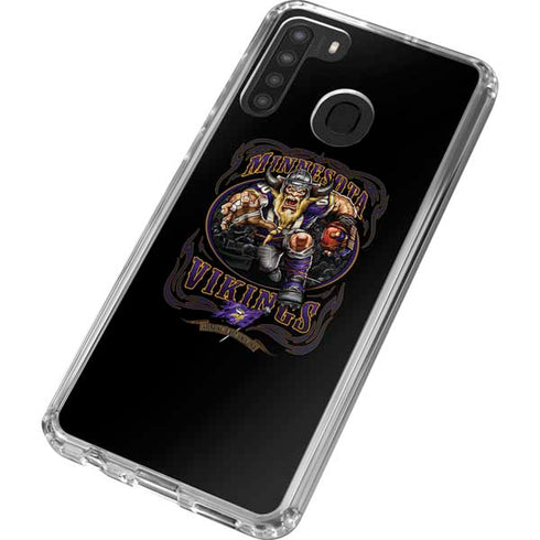 Liquid Blue NFL Minnesota Vikings Running Back Galaxy A21 Clear Case