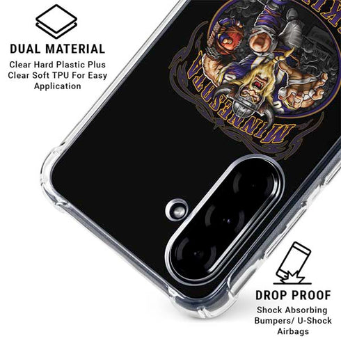 Liquid Blue NFL Minnesota Vikings Running Back Galaxy A36 5G Clear Case