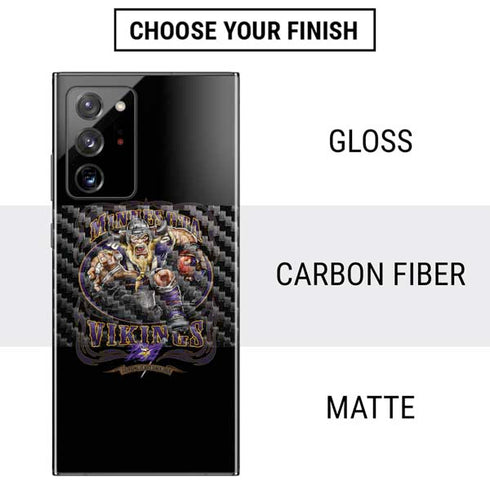 Liquid Blue NFL Minnesota Vikings Running Back Galaxy Note20 Ultra 5G Skin