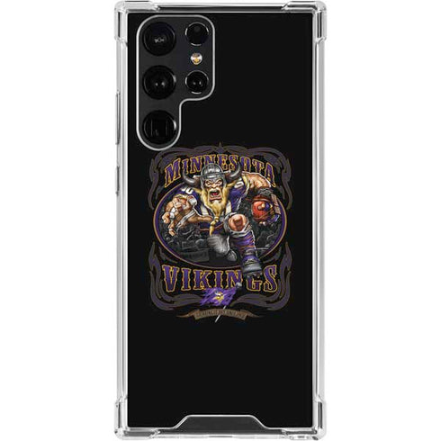 Liquid Blue NFL Minnesota Vikings Running Back Galaxy S23 Ultra Clear Case
