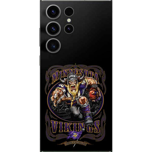 Liquid Blue NFL Minnesota Vikings Running Back Galaxy S24 Ultra Skin