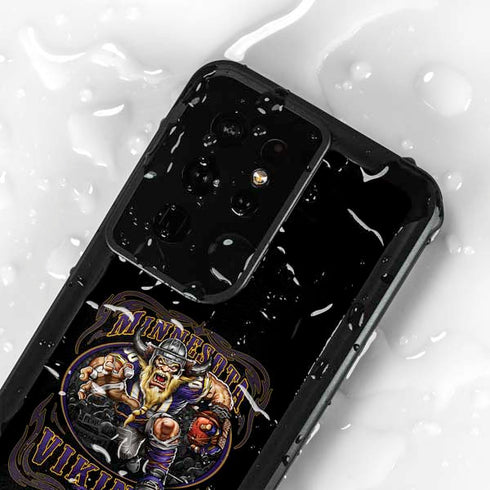 Liquid Blue NFL Minnesota Vikings Running Back Galaxy S24 Ultra Waterproof Case