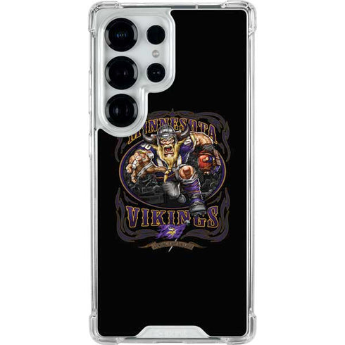 Liquid Blue NFL Minnesota Vikings Running Back Galaxy S25 Ultra Clear Case