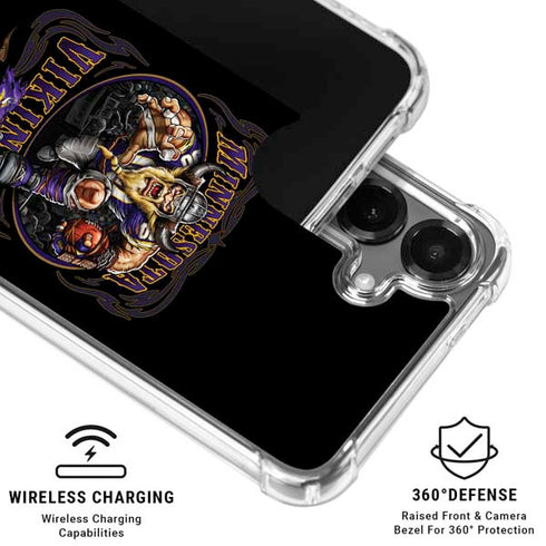 Liquid Blue NFL Minnesota Vikings Running Back Galaxy S26 Plus Clear Case