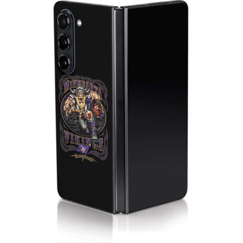 Liquid Blue NFL Minnesota Vikings Running Back Galaxy Z Fold5 5G Skin