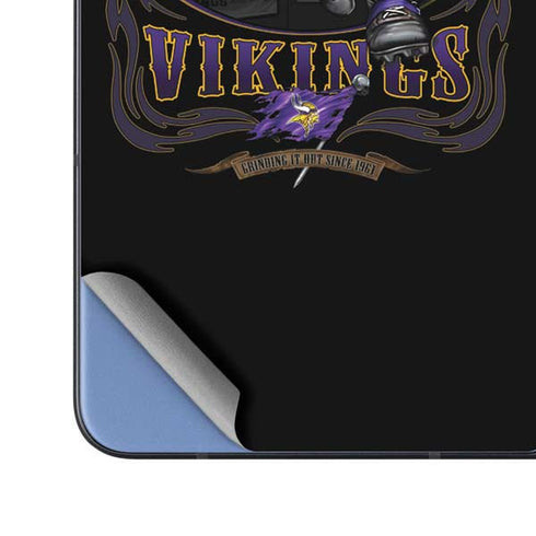 Liquid Blue NFL Minnesota Vikings Running Back Galaxy Z Fold5 5G Skin