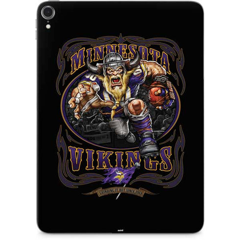 Liquid Blue NFL Minnesota Vikings Running Back Apple iPad Pro Skin