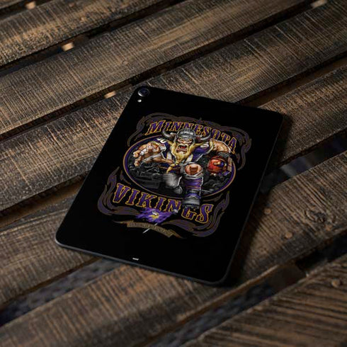 Liquid Blue NFL Minnesota Vikings Running Back Apple iPad Pro Skin