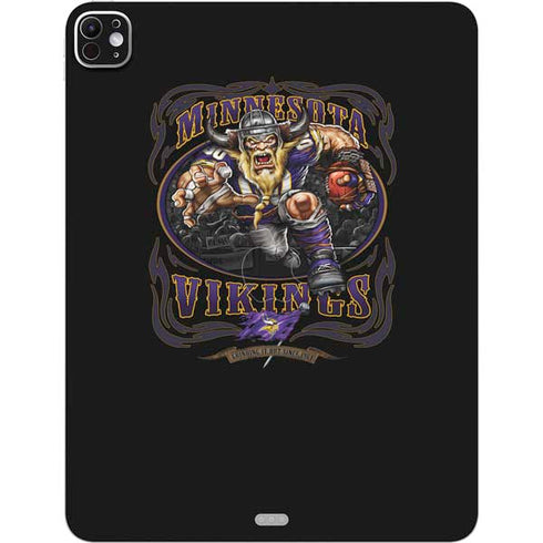 Liquid Blue NFL Minnesota Vikings Running Back iPad Pro 13in M4 (2024) Skin