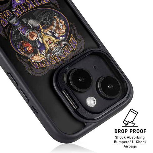 Liquid Blue NFL Minnesota Vikings Running Back iPhone 14 Kickstand Case