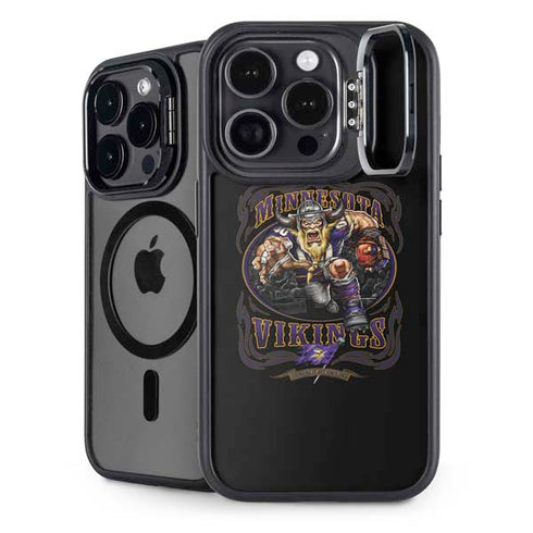 Liquid Blue NFL Minnesota Vikings Running Back iPhone 14 Pro Max Kickstand Case
