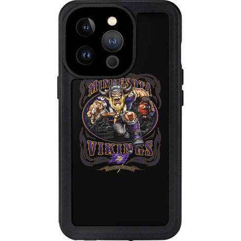 Liquid Blue NFL Minnesota Vikings Running Back iPhone 15 Pro Waterproof Case