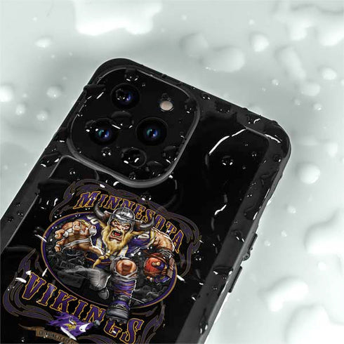 Liquid Blue NFL Minnesota Vikings Running Back iPhone 15 Pro Waterproof Case