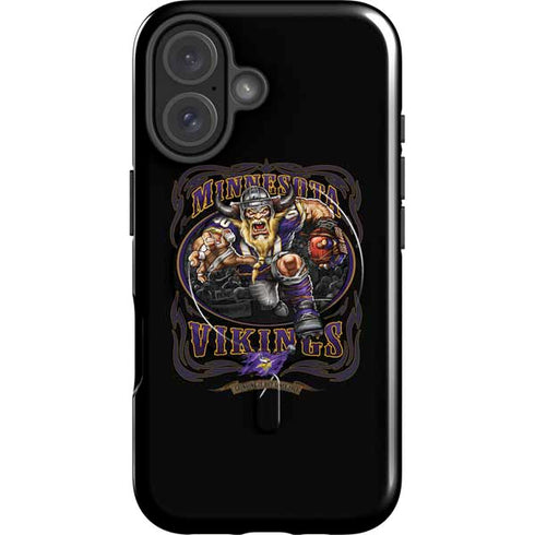 Liquid Blue NFL Minnesota Vikings Running Back iPhone 16 Magsafe Impact Case