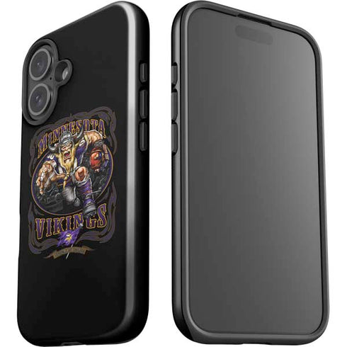 Liquid Blue NFL Minnesota Vikings Running Back iPhone 16 Plus Impact Case