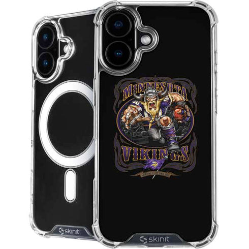 Liquid Blue NFL Minnesota Vikings Running Back iPhone 16 Plus MagSafe Case
