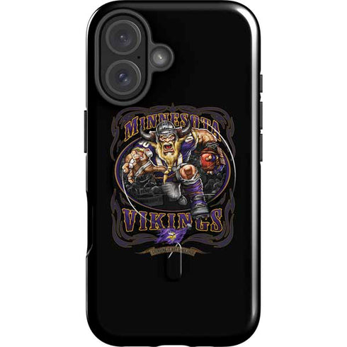 Liquid Blue NFL Minnesota Vikings Running Back iPhone 16 Plus Magsafe Impact Case