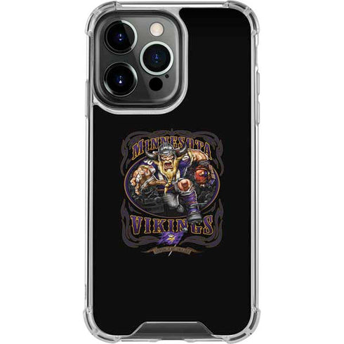 Liquid Blue NFL Minnesota Vikings Running Back iPhone 16 Pro Clear Case