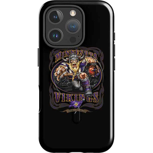 Liquid Blue NFL Minnesota Vikings Running Back iPhone 16 Pro Magsafe Impact Case