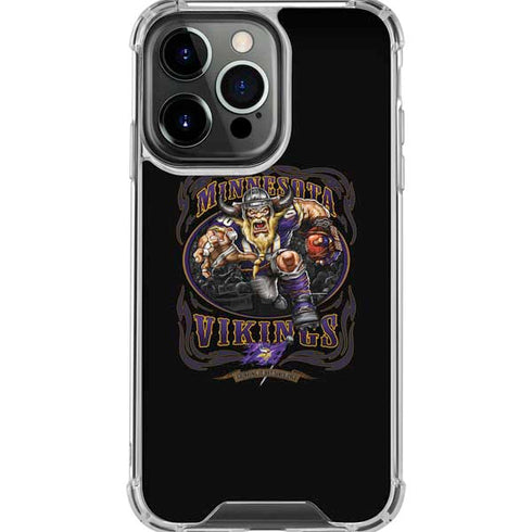Liquid Blue NFL Minnesota Vikings Running Back iPhone 16 Pro Max Clear Case