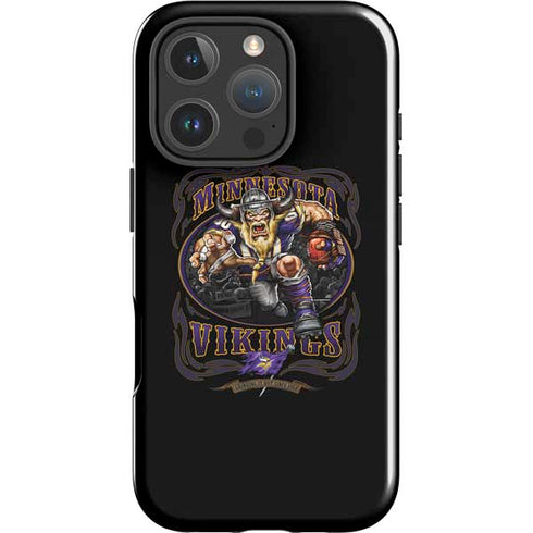 Liquid Blue NFL Minnesota Vikings Running Back iPhone 16 Pro Max Impact Case