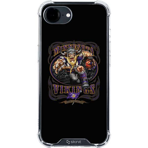 Liquid Blue NFL Minnesota Vikings Running Back iPhone 16e Clear Case