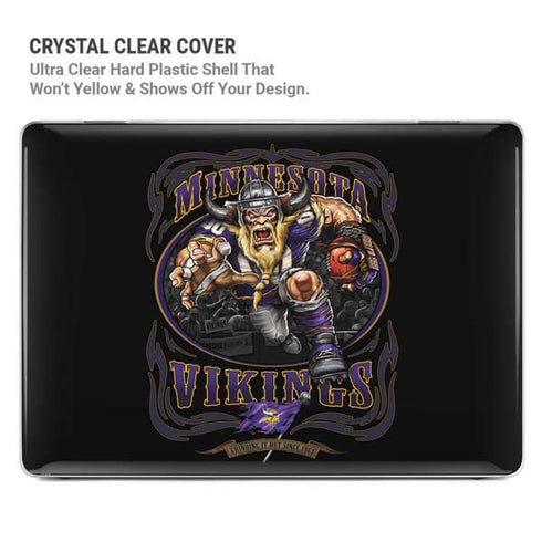 Liquid Blue NFL Minnesota Vikings Running Back MacBook Pro 14in (2021-24) Case plus Skin