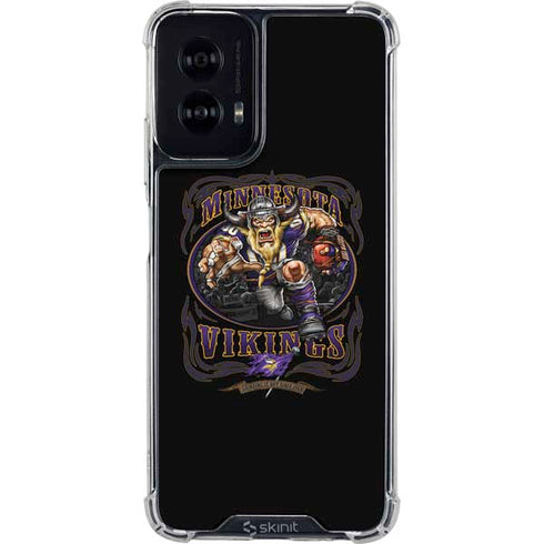 Liquid Blue NFL Minnesota Vikings Running Back Moto G Power 5G (2024) Clear Case
