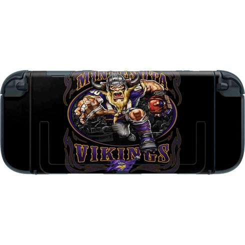 Liquid Blue NFL Minnesota Vikings Running Back Nintendo Switch 2 (2025) with Joy-Con Skin
