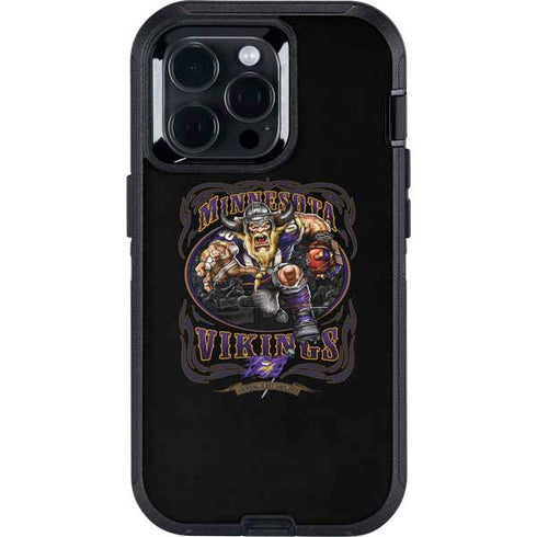 Liquid Blue NFL Minnesota Vikings Running Back Otterbox Defender iPhone Skin