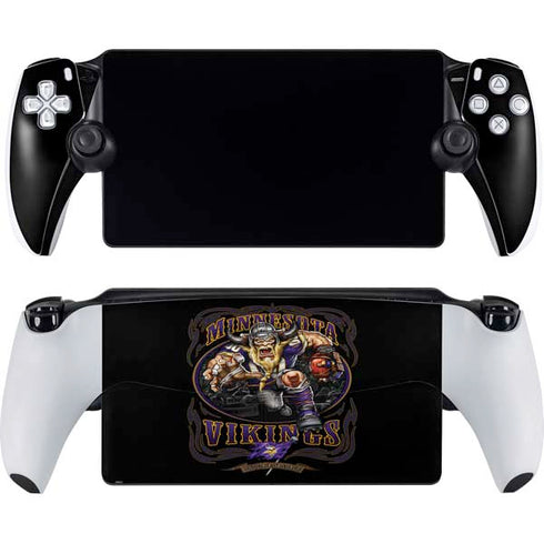 Liquid Blue NFL Minnesota Vikings Running Back PlayStation Portal Remote Player Skin