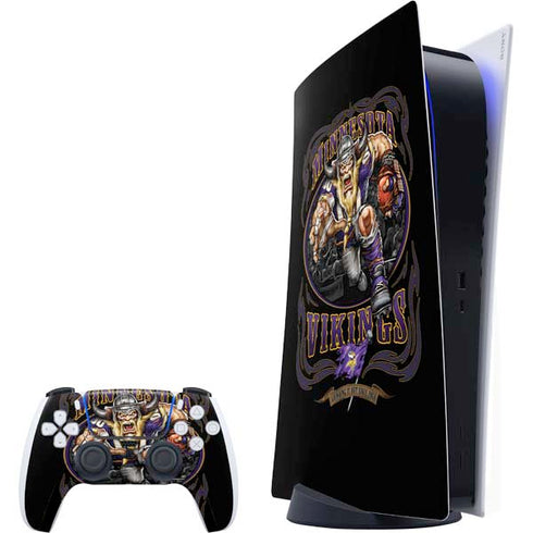 Liquid Blue NFL Minnesota Vikings Running Back PlayStation PS5 Skins