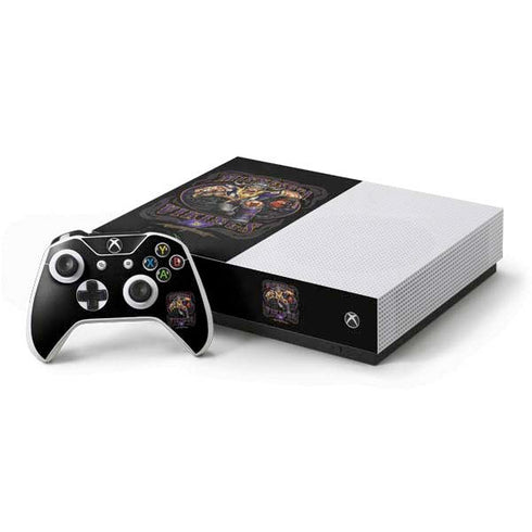 Liquid Blue NFL Minnesota Vikings Running Back Xbox One S All-Digital Edition Bundle Skin