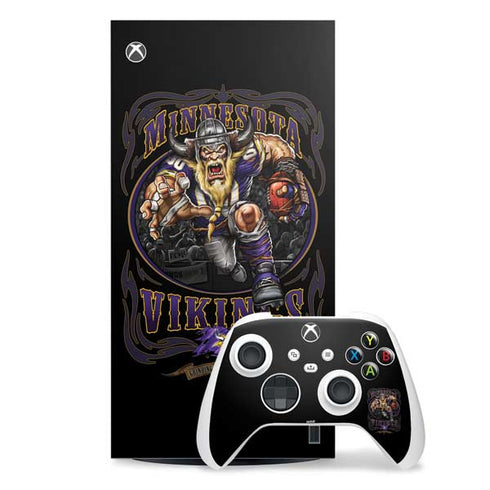 Liquid Blue NFL Minnesota Vikings Running Back Xbox Series X Skins