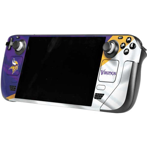 NFL Minnesota Vikings Steam Deck Handheld Gaming Computer OLED Skin