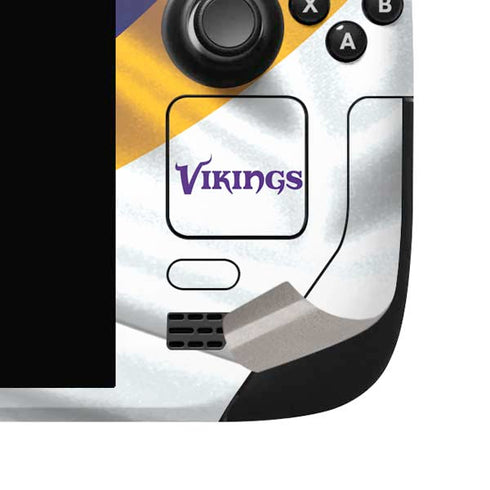 NFL Minnesota Vikings Steam Deck Handheld Gaming Computer OLED Skin