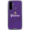 NFL Minnesota Vikings Team Jersey Galaxy A36 5G Clear Case