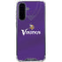 NFL Minnesota Vikings Team Jersey Galaxy A36 5G Clear Case
