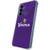 NFL Minnesota Vikings Team Jersey Galaxy A55 5G Clear Case