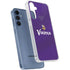 NFL Minnesota Vikings Team Jersey Galaxy A55 5G Clear Case