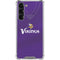 NFL Minnesota Vikings Team Jersey Galaxy S24 FE Clear Case