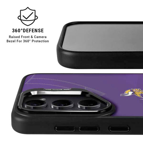 NFL Minnesota Vikings Team Jersey Galaxy S25 Kickstand Case