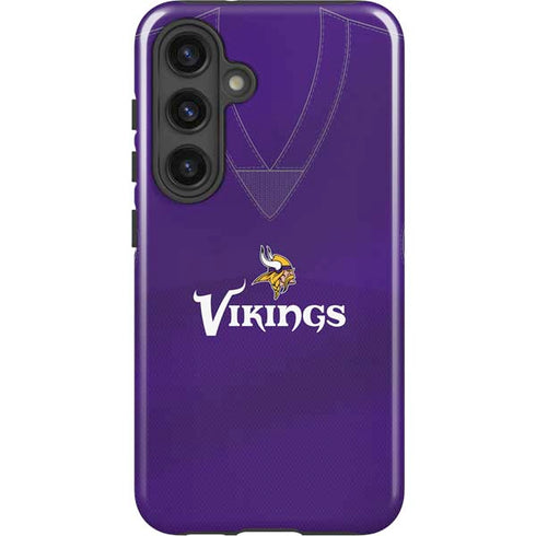 NFL Minnesota Vikings Team Jersey Galaxy S25 Plus Impact Case
