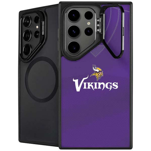 NFL Minnesota Vikings Team Jersey Galaxy S25 Ultra Kickstand Case