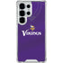 NFL Minnesota Vikings Team Jersey Galaxy S25 Ultra Clear Case